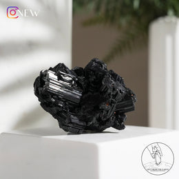 納米比亞亮面黑碧璽晶簇