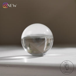 藍針白水晶球