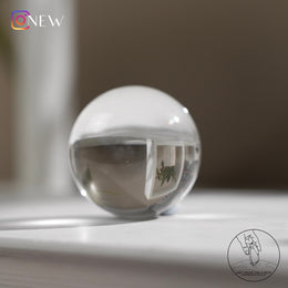 藍針白水晶球