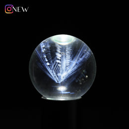 藍針白水晶球