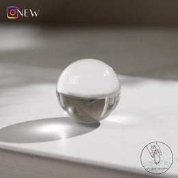 藍針白水晶球
