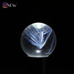 藍針白水晶球