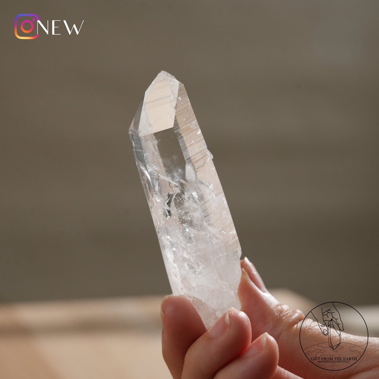 Colombian twin lemurian quartz