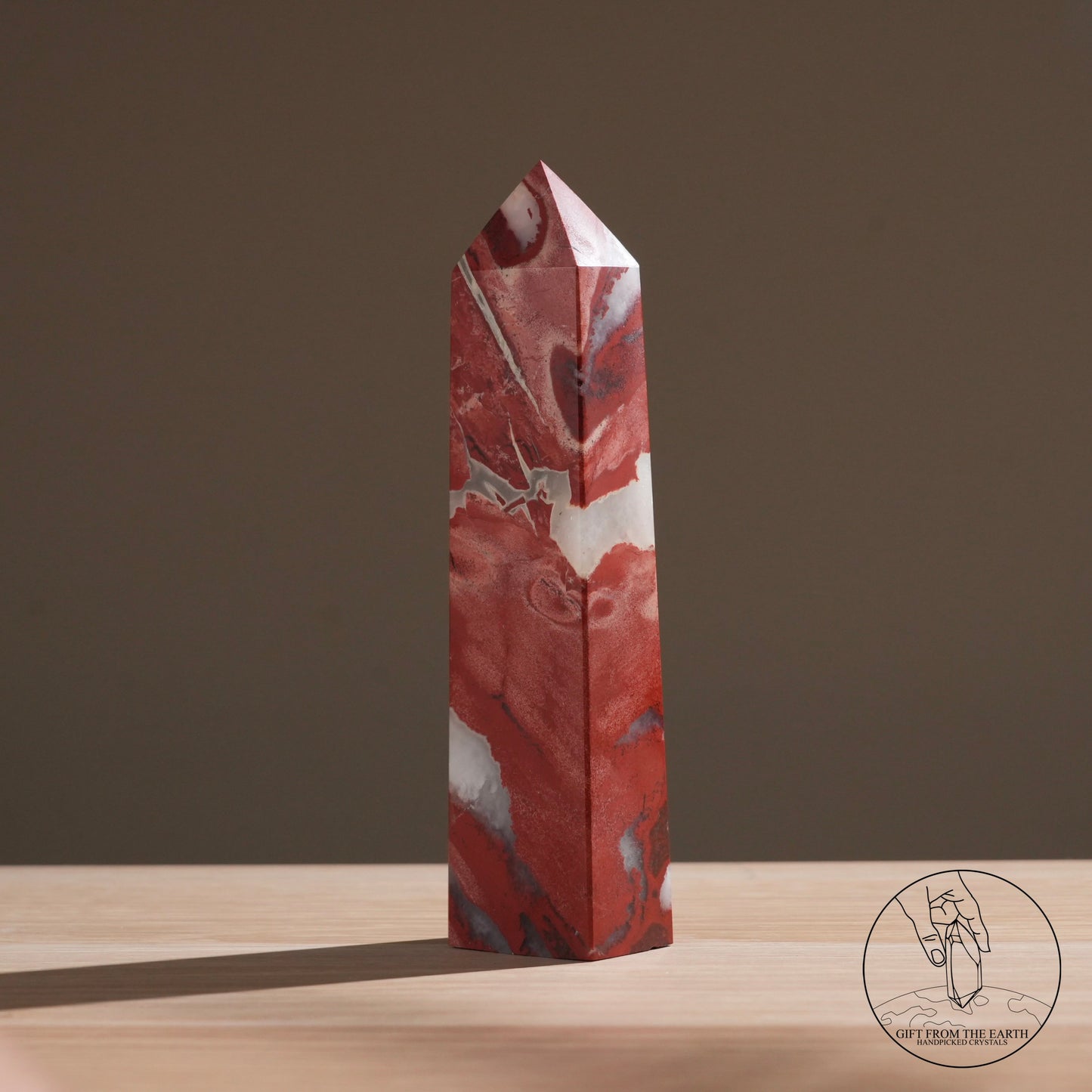 Red jasper point