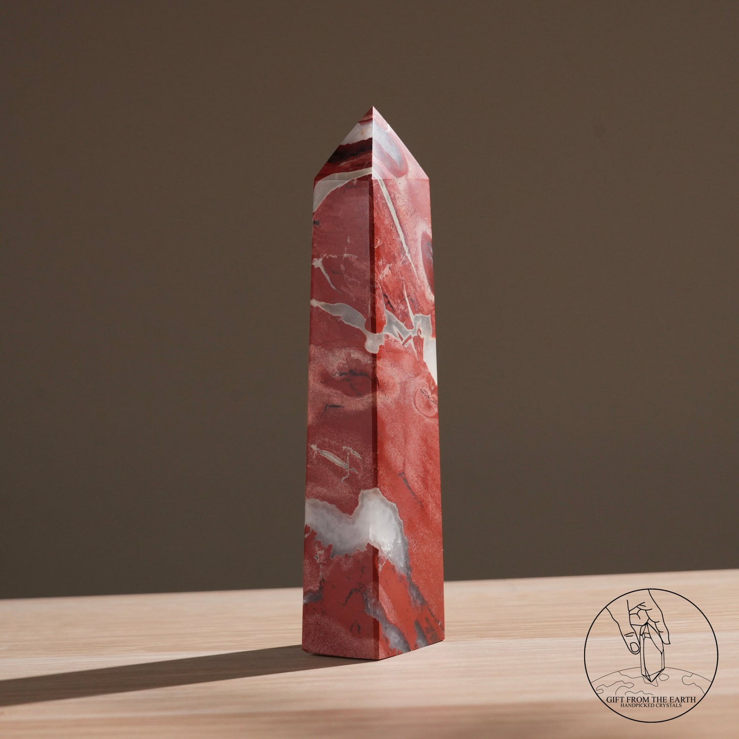 Red jasper point