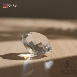 鑽石切割白水晶