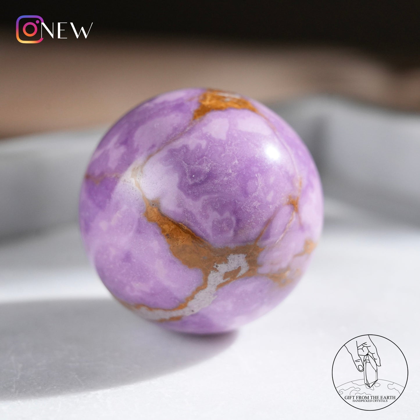 American lepidolite sphere