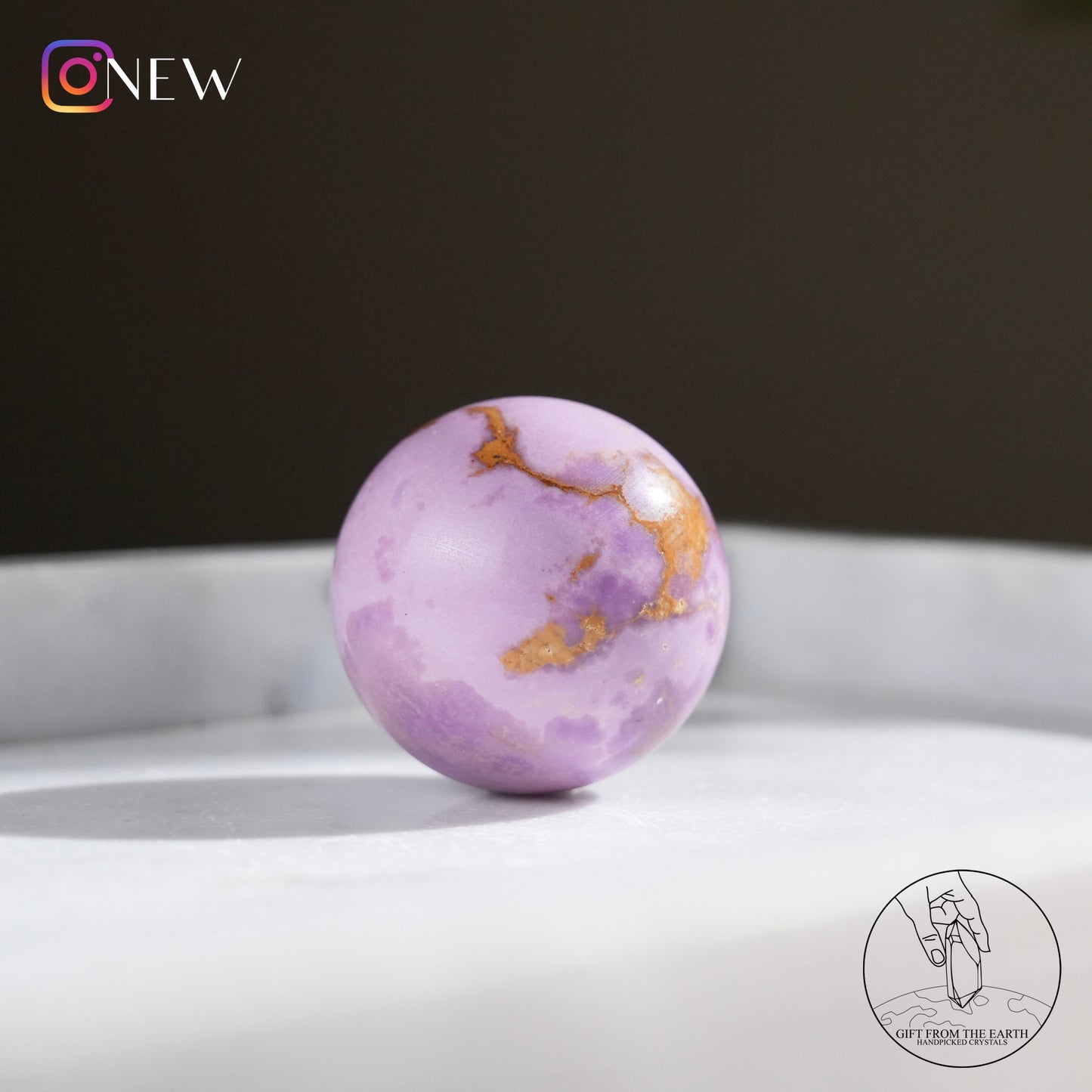 American lepidolite sphere