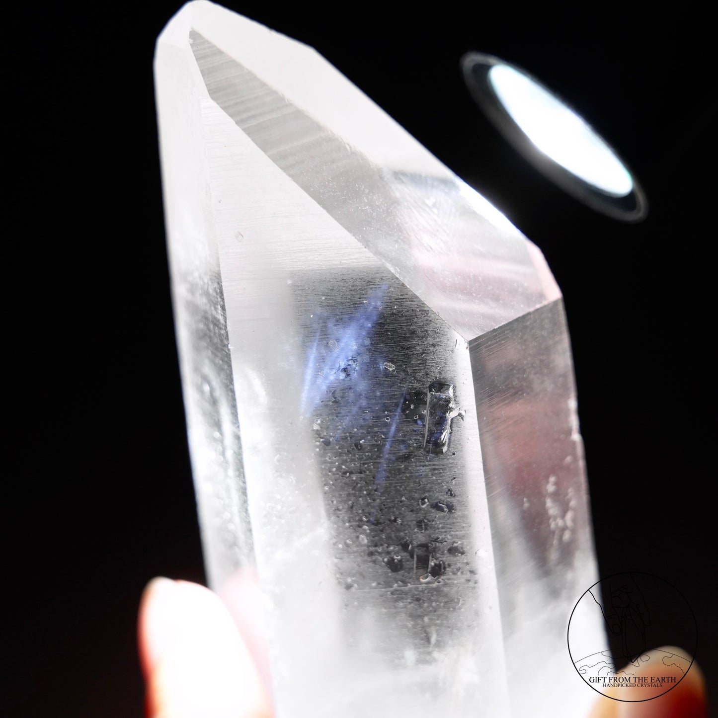 Brazilian blue needle database lemurian quartz