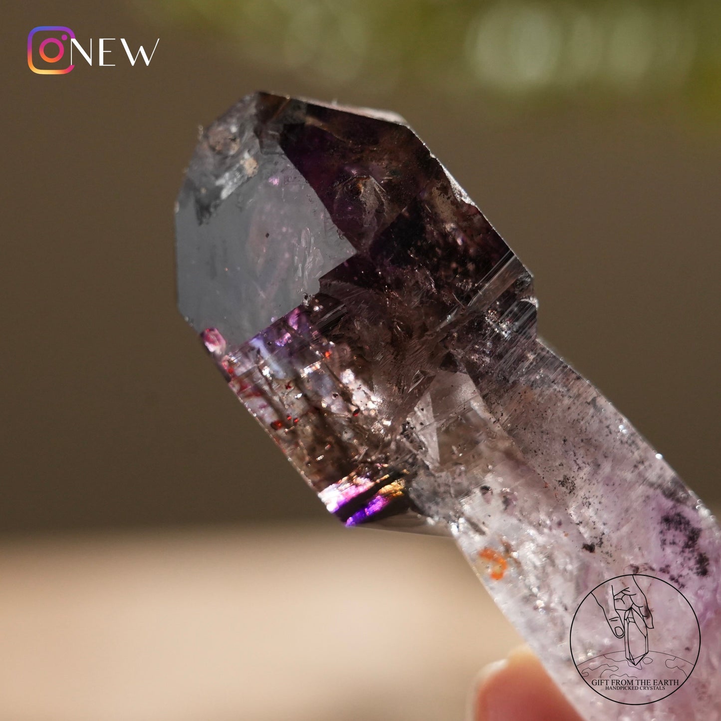 Super seven quartz wand