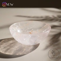 白水晶碗 (淡粉紅)