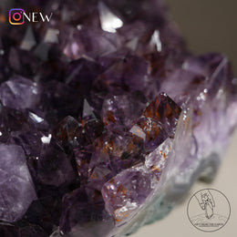 紫鈦晶簇