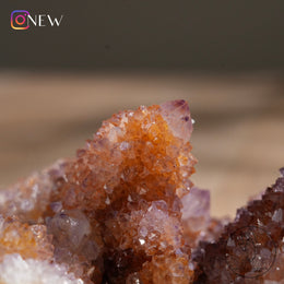 南非紫黃精靈水晶赤鐵礦共生