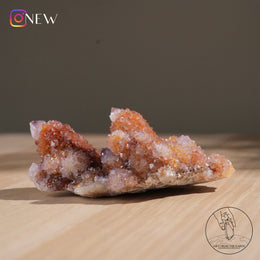 南非紫黃精靈水晶赤鐵礦共生