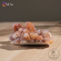 南非紫黃精靈水晶赤鐵礦共生