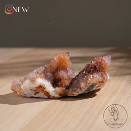 南非紫黃精靈水晶赤鐵礦共生