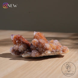 南非紫黃精靈水晶赤鐵礦共生