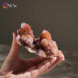 南非紫黃精靈水晶赤鐵礦共生