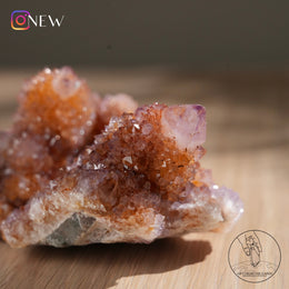 南非紫黃精靈水晶赤鐵礦共生