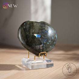 藍綠光拉長石心