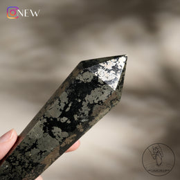 俄羅斯瑪瑙黃鐵礦權杖