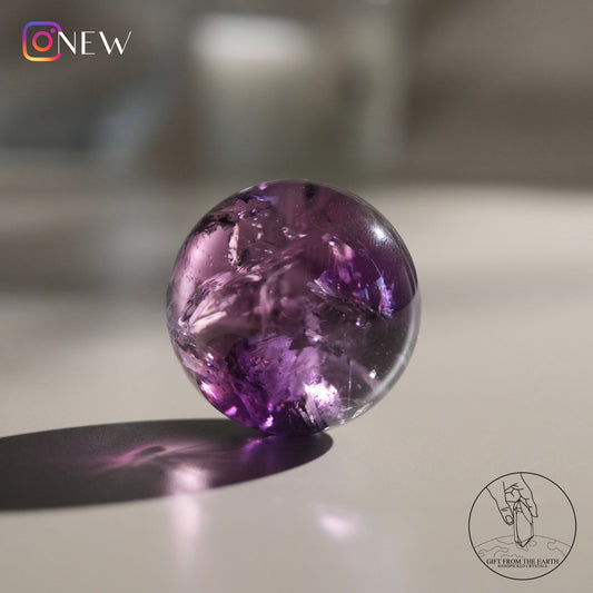 Ametrine sphere