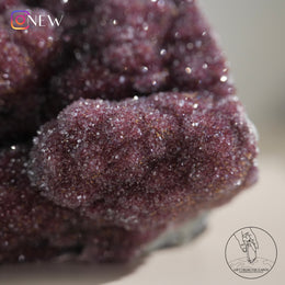 紅紫水晶簇