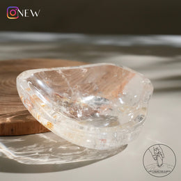 白水晶碗黃金療癒者共生