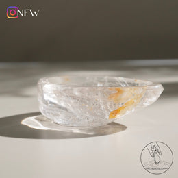 白水晶碗黃金療癒者共生