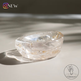 白水晶碗黃金療癒者共生