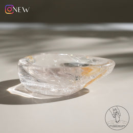 白水晶碗黃金療癒者共生