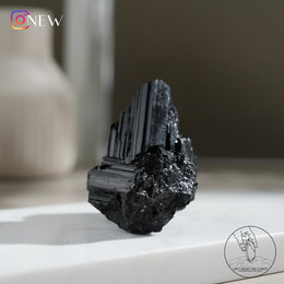 莫桑比克亮面黑碧璽原石