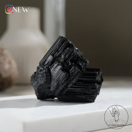 莫桑比克亮面黑碧璽原石