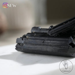 莫桑比克亮面黑碧璽原石