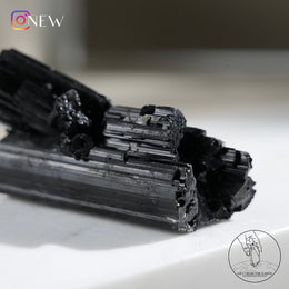 莫桑比克亮面黑碧璽原石