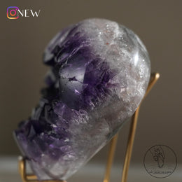 心形紫水晶簇