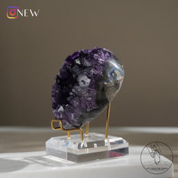 心形紫水晶簇