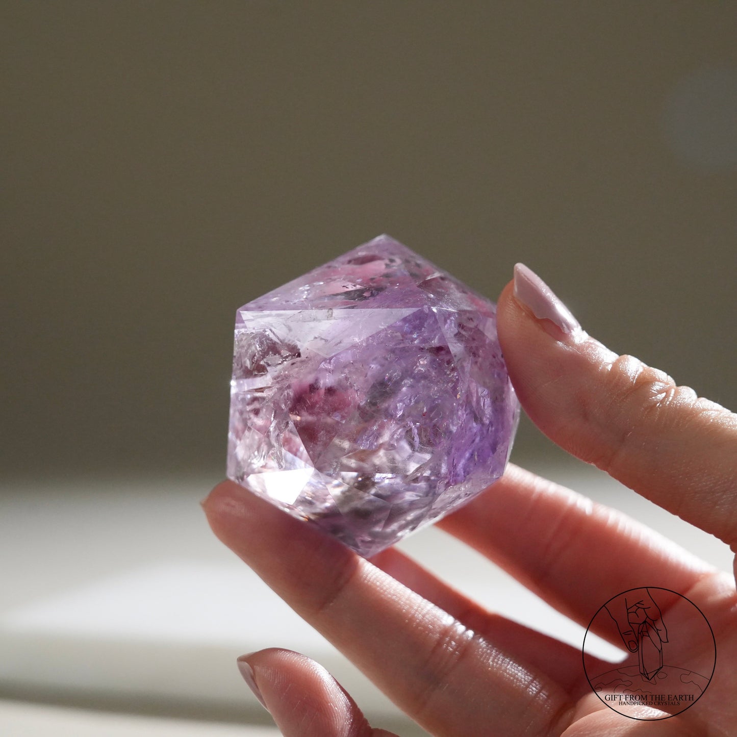 60-faceted ametrine