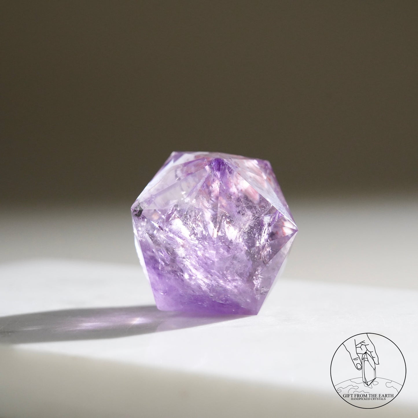 60-faceted amethyst