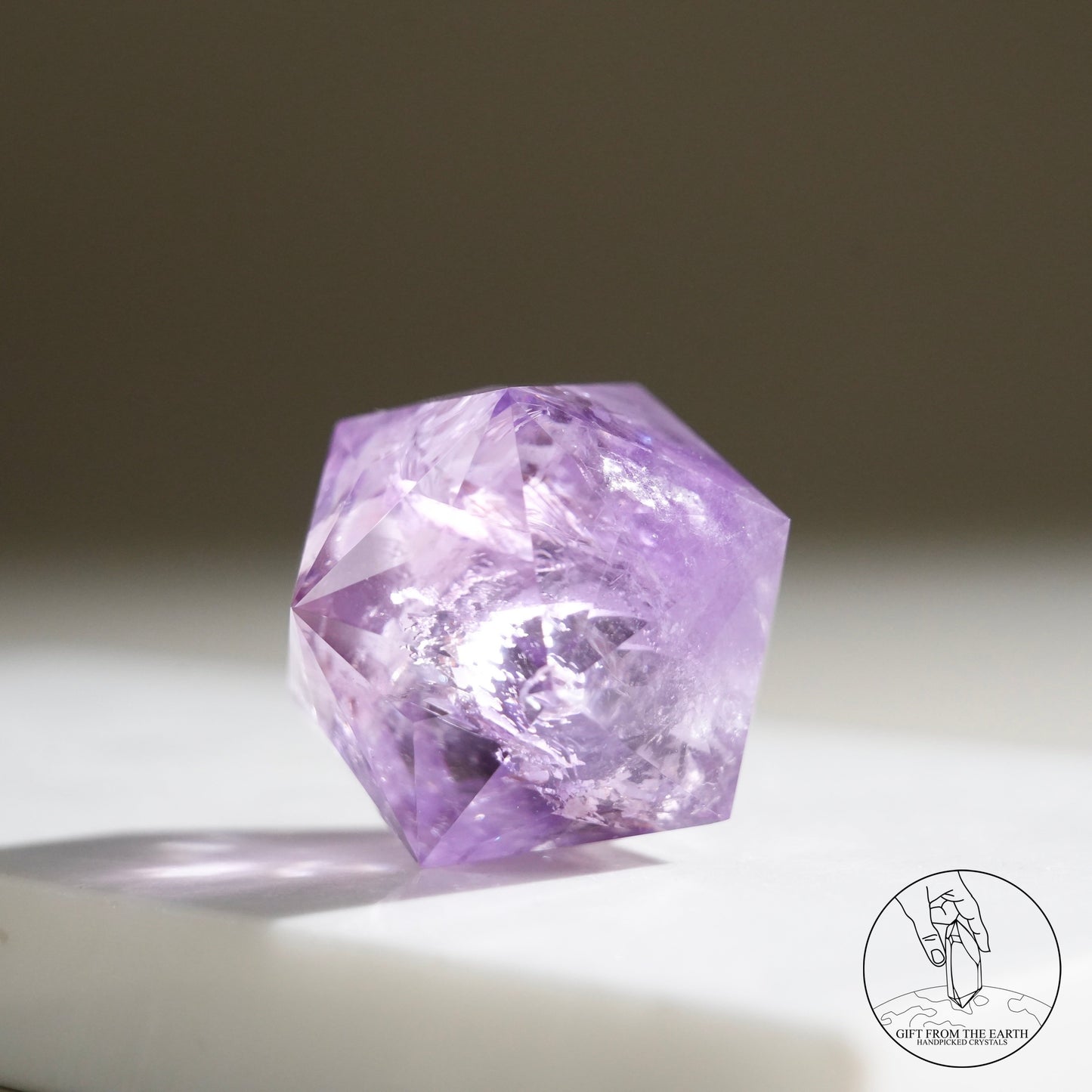 60-faceted amethyst