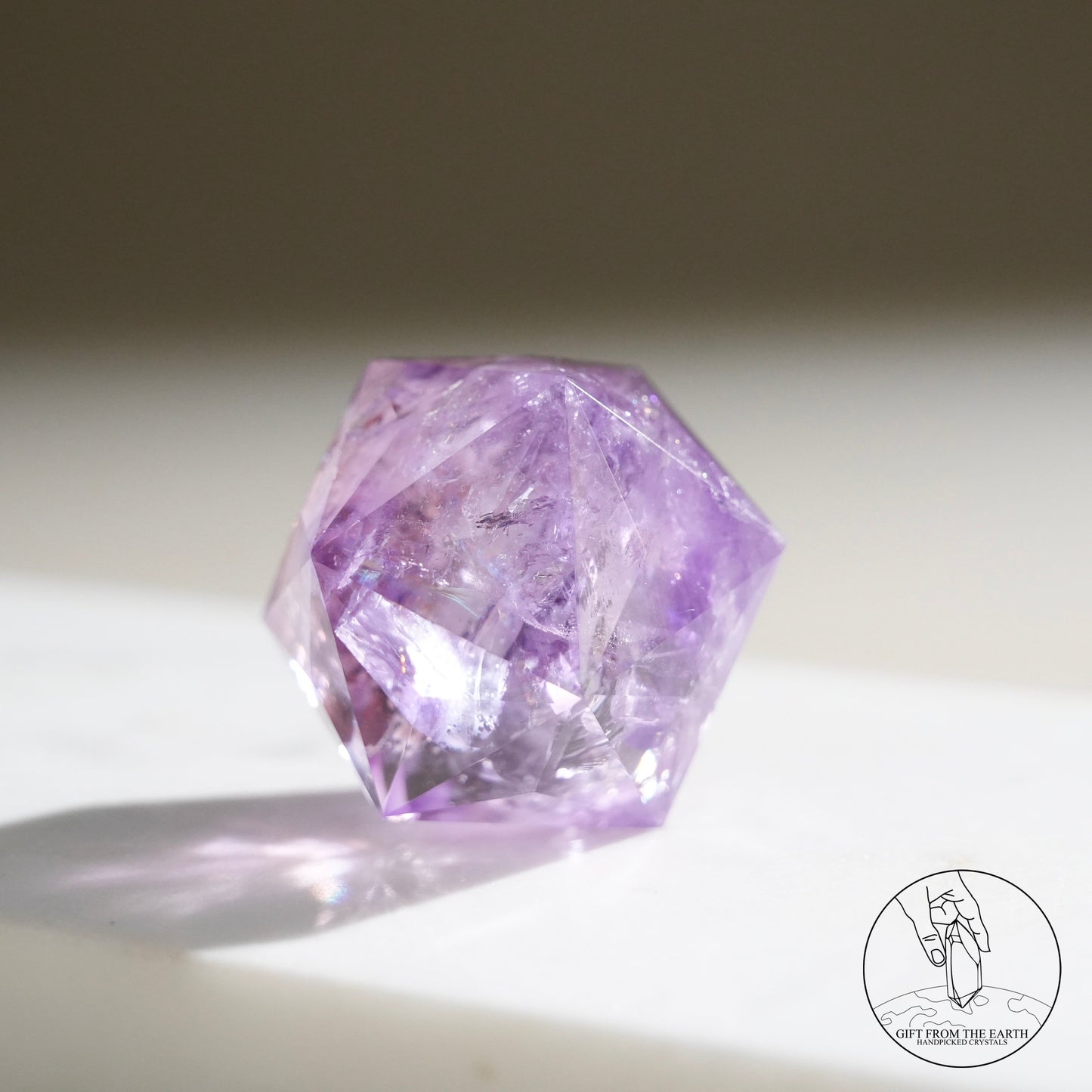 60-faceted amethyst