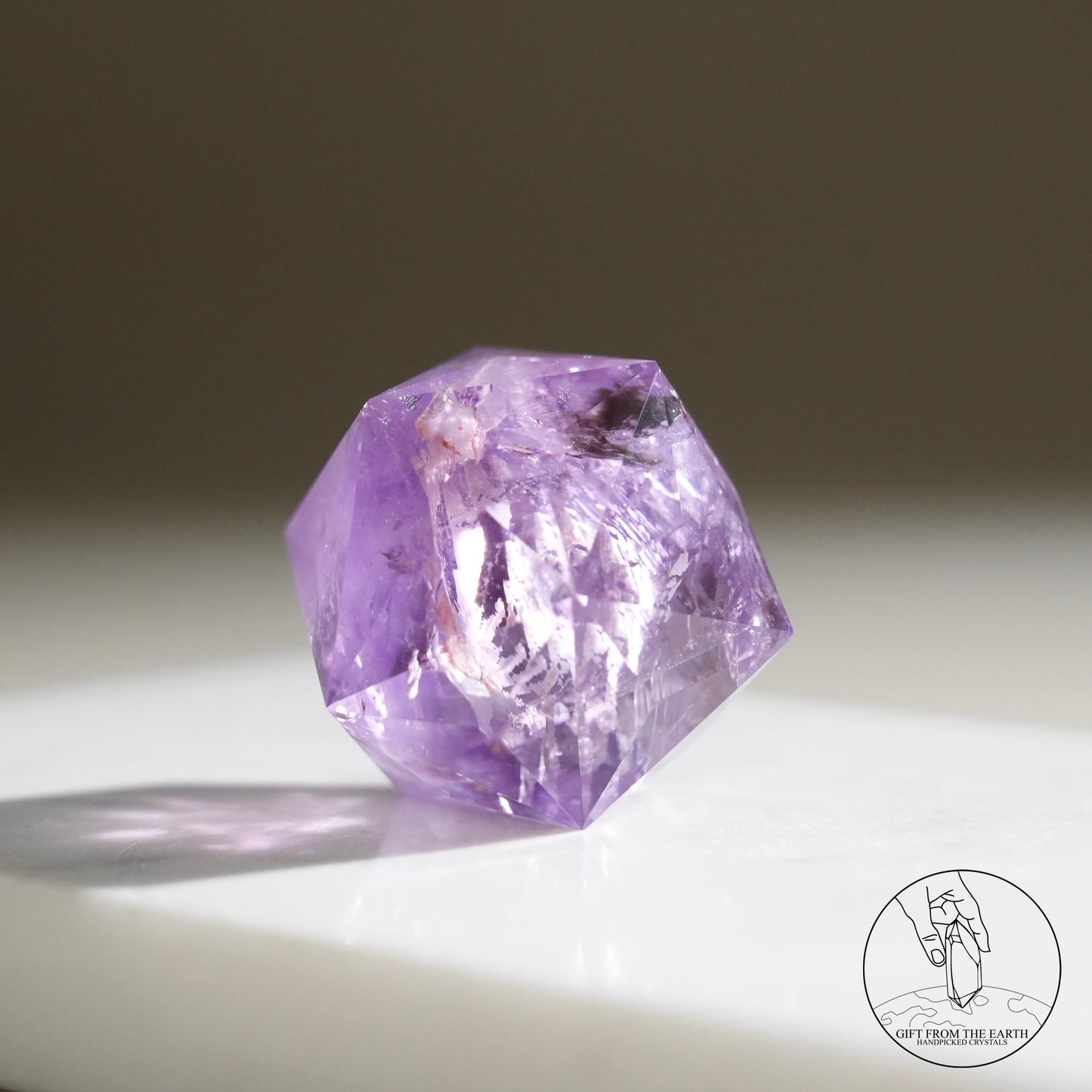 60-faceted amethyst