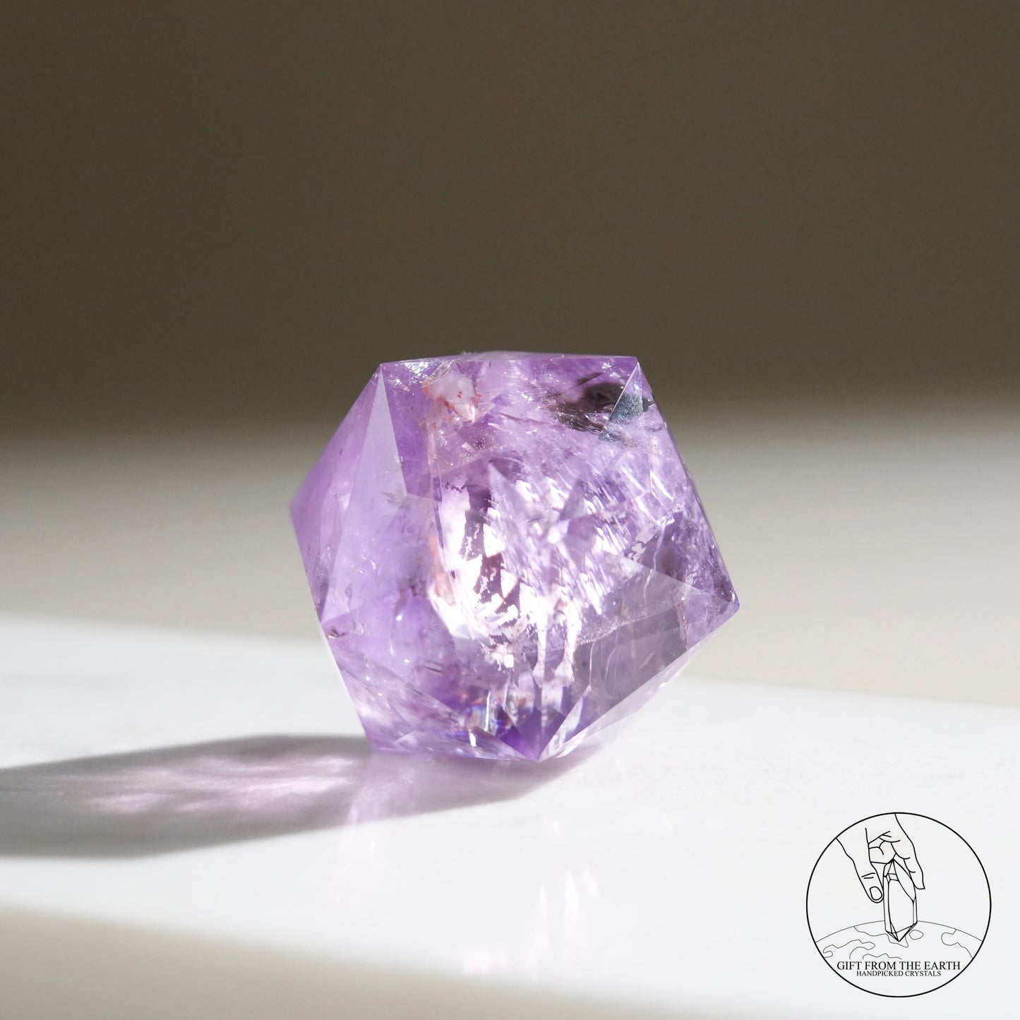 60-faceted amethyst