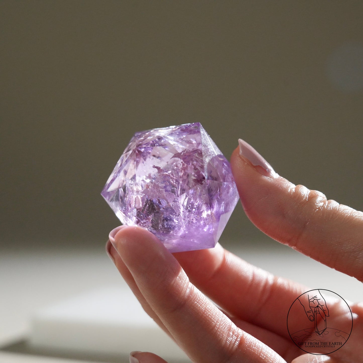 60-faceted amethyst