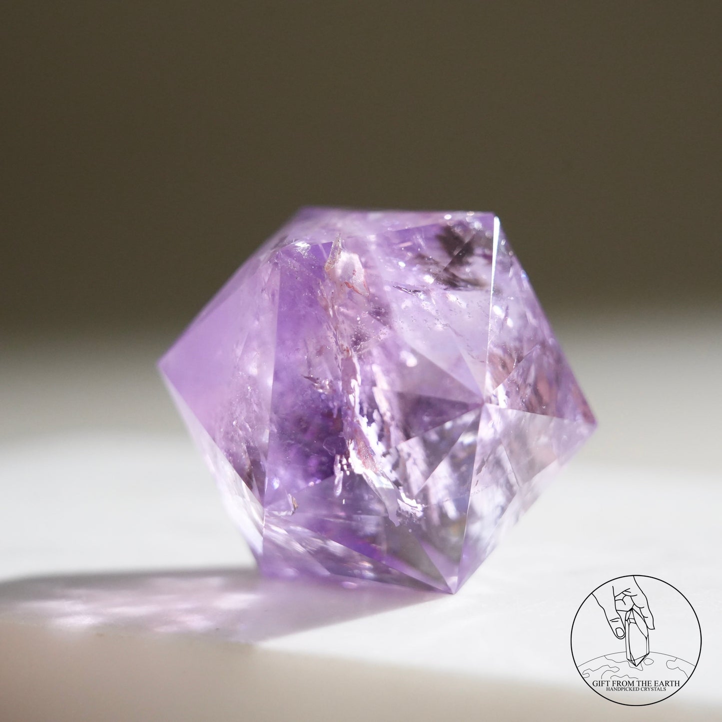 60-faceted amethyst