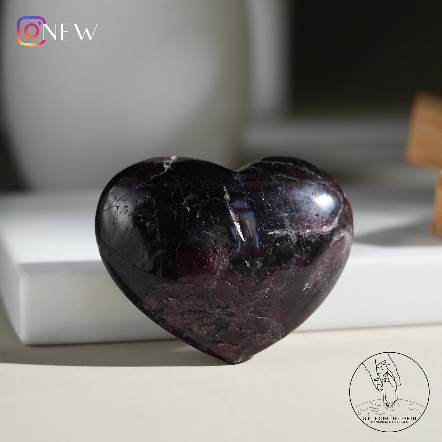 Garnet heart