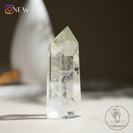 金字塔千層綠幽靈水晶柱
