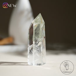 金字塔千層綠幽靈水晶柱