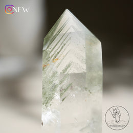 金字塔千層綠幽靈水晶柱