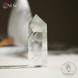 金字塔千層綠幽靈水晶柱